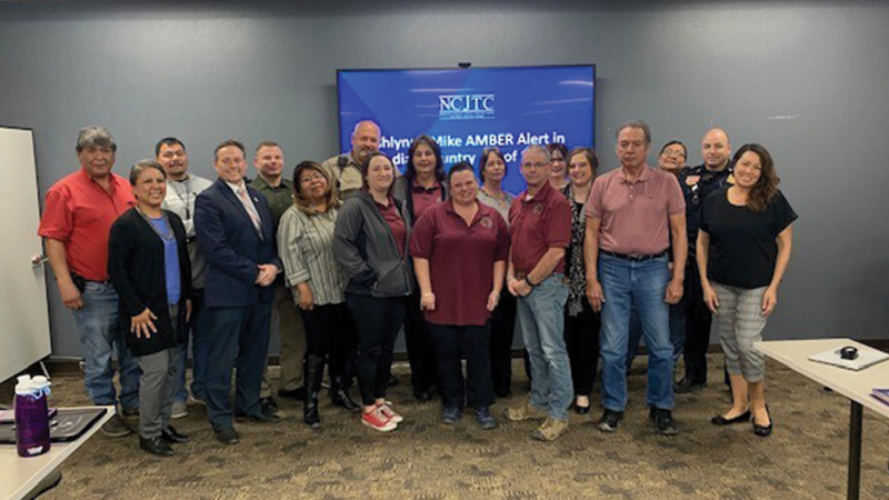 AATTAP–AIIC Team Members and Representatives from the Wyoming State Patrol and Wind River Inter-Tribal Council