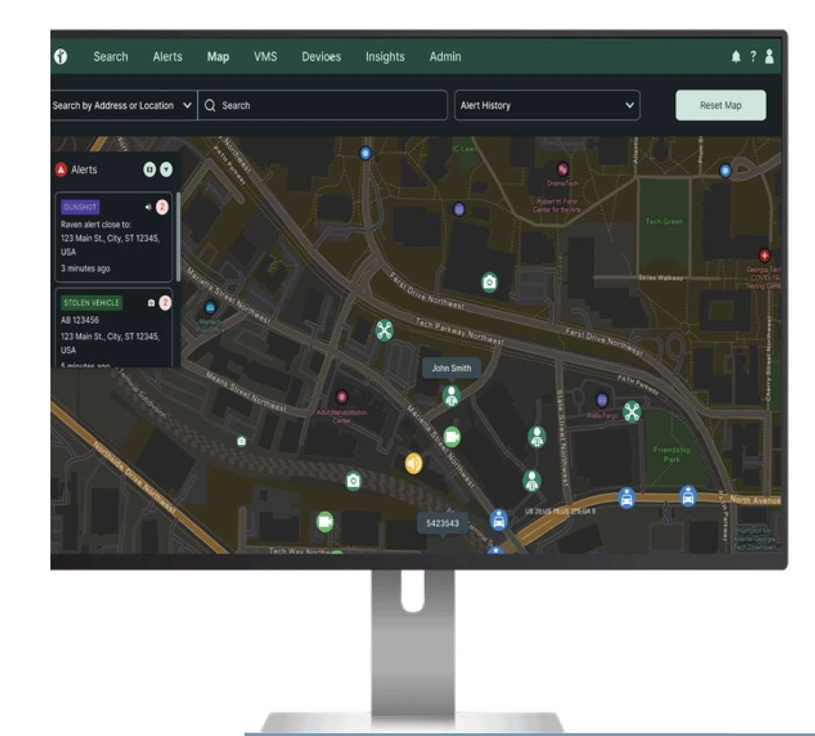 Flock Safety Databases Example Law enforcement technology – AMBER Advocate